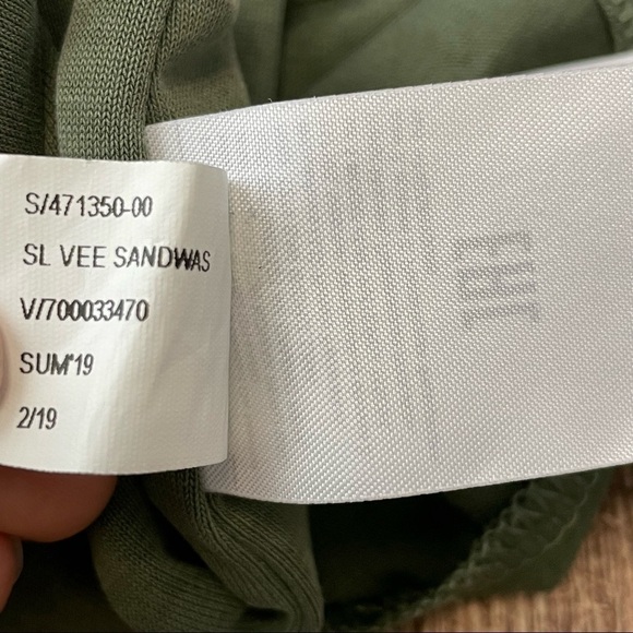 Banana Republic Olive Green Sleeveless Shirt Size Extra Small - Picture 5 of 5